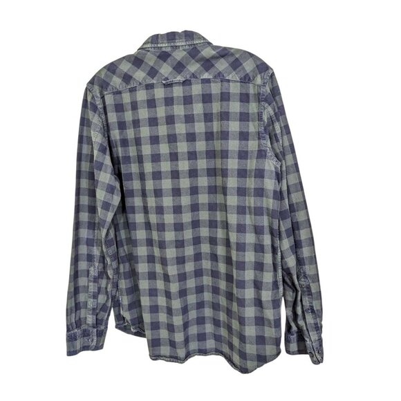 Fjall Raven Shirt Mens L Green Black Ovik Check Durable Hiking Outdoors 81883 - Picture 2 of 6